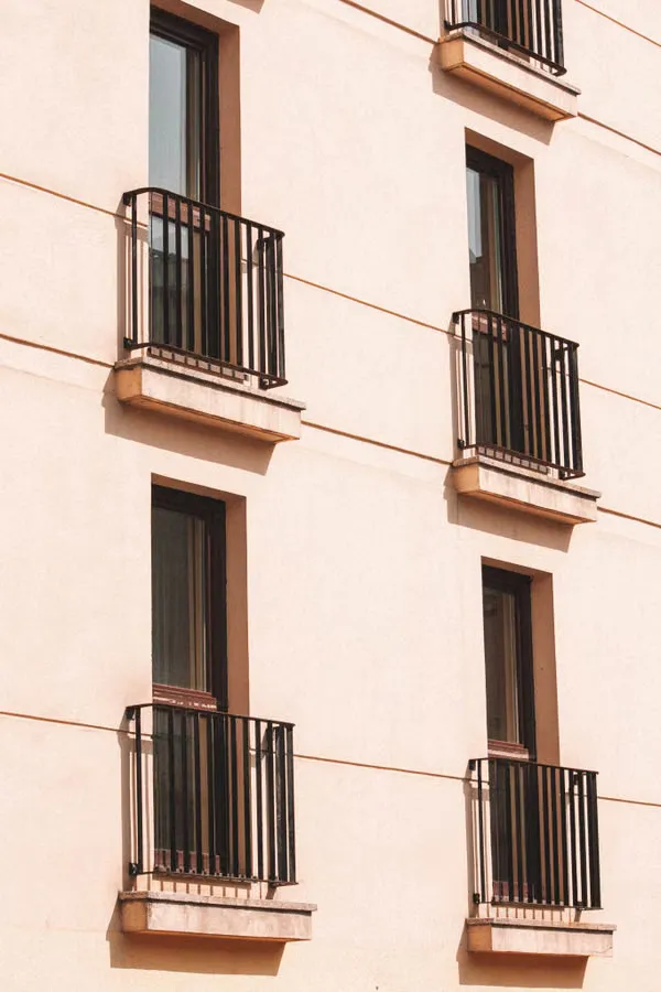 Custom Juliet balcony railing installation